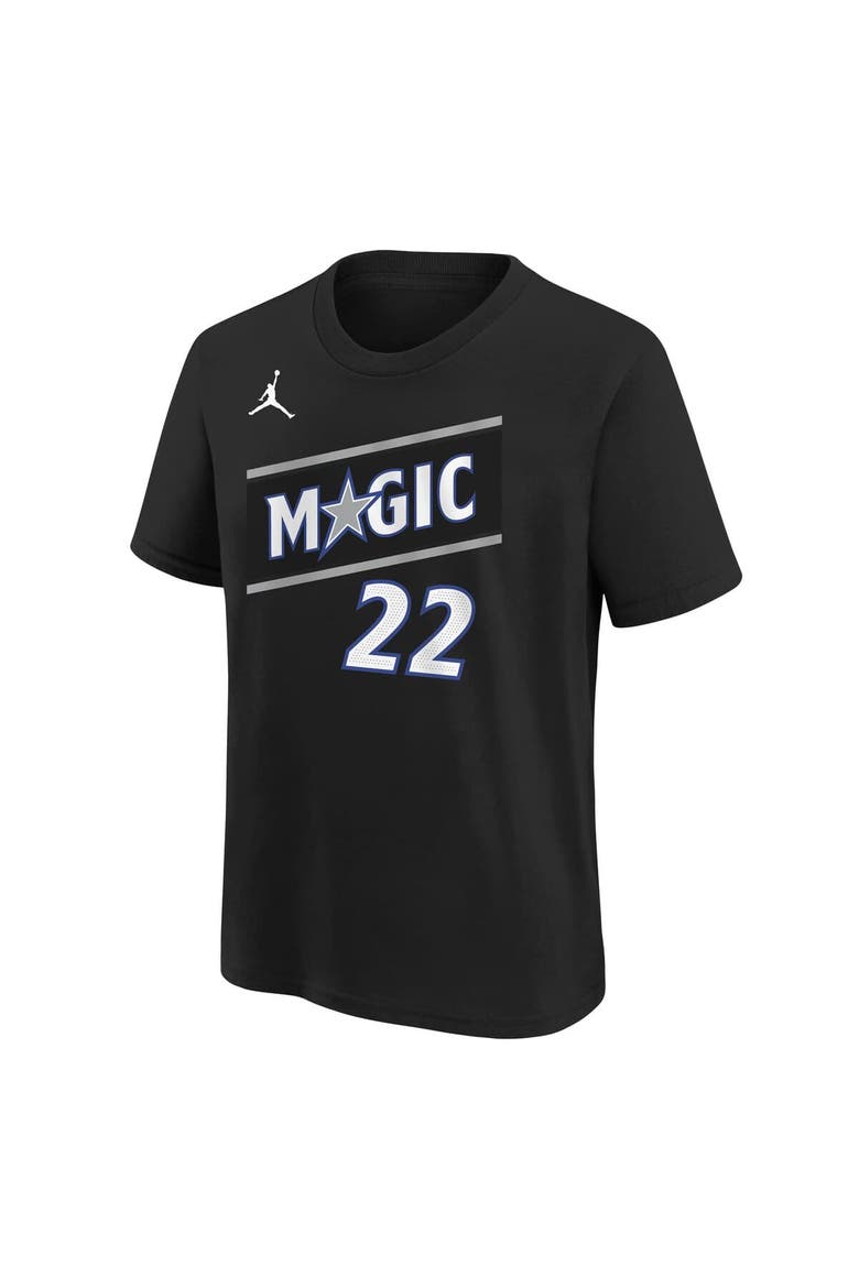 Youth Jordan Brand Franz Wagner Black Orlando Magic Name & Number T-Shirt - Statement Edition, Alternate, color, Black