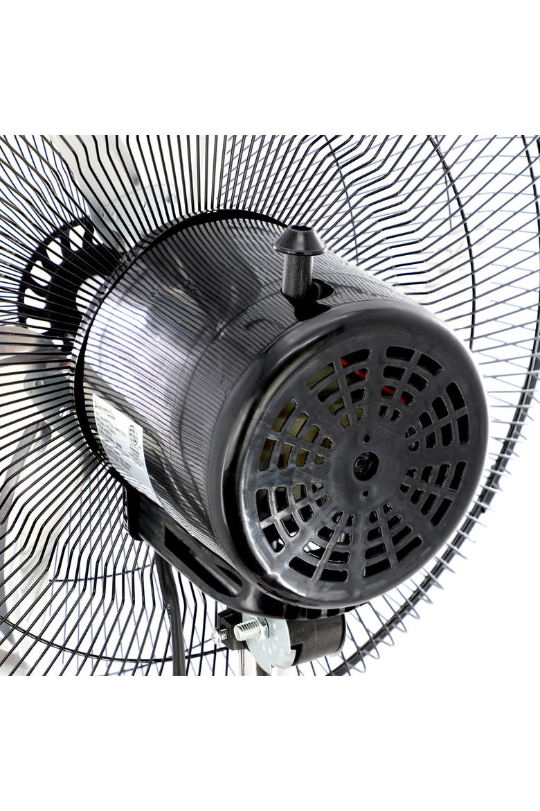 18 Inch 100w 3 in 1 Ocillating Industrial Fan in Black, Alternate, color, Black