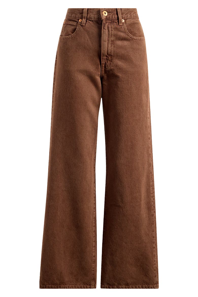 Grace High Waist Wide Leg Jeans, Alternate, color, NORTHERN CEDAR