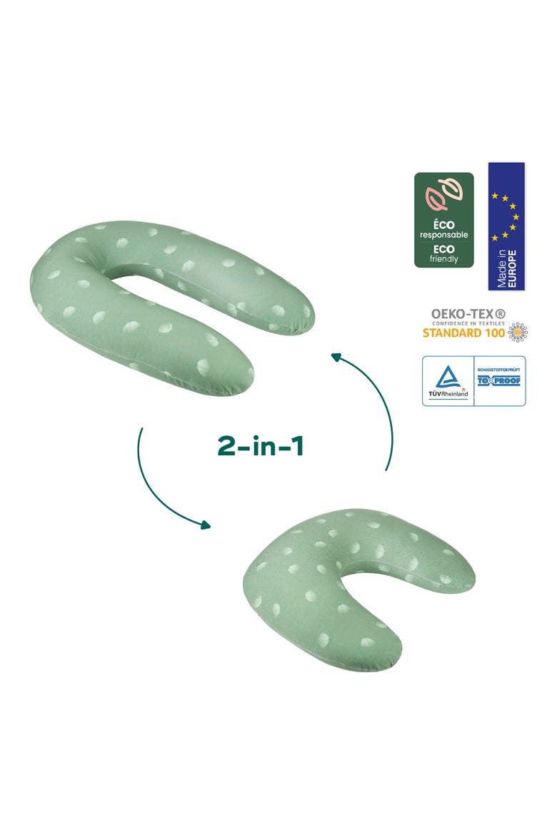 B.Love 2-in-1 Maternity Body & Nursing Pillow, Alternate, color, GREEN