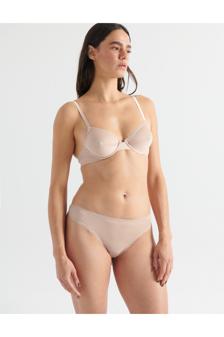 Sofia Underwire Bra Black, Alternate, color, Sand