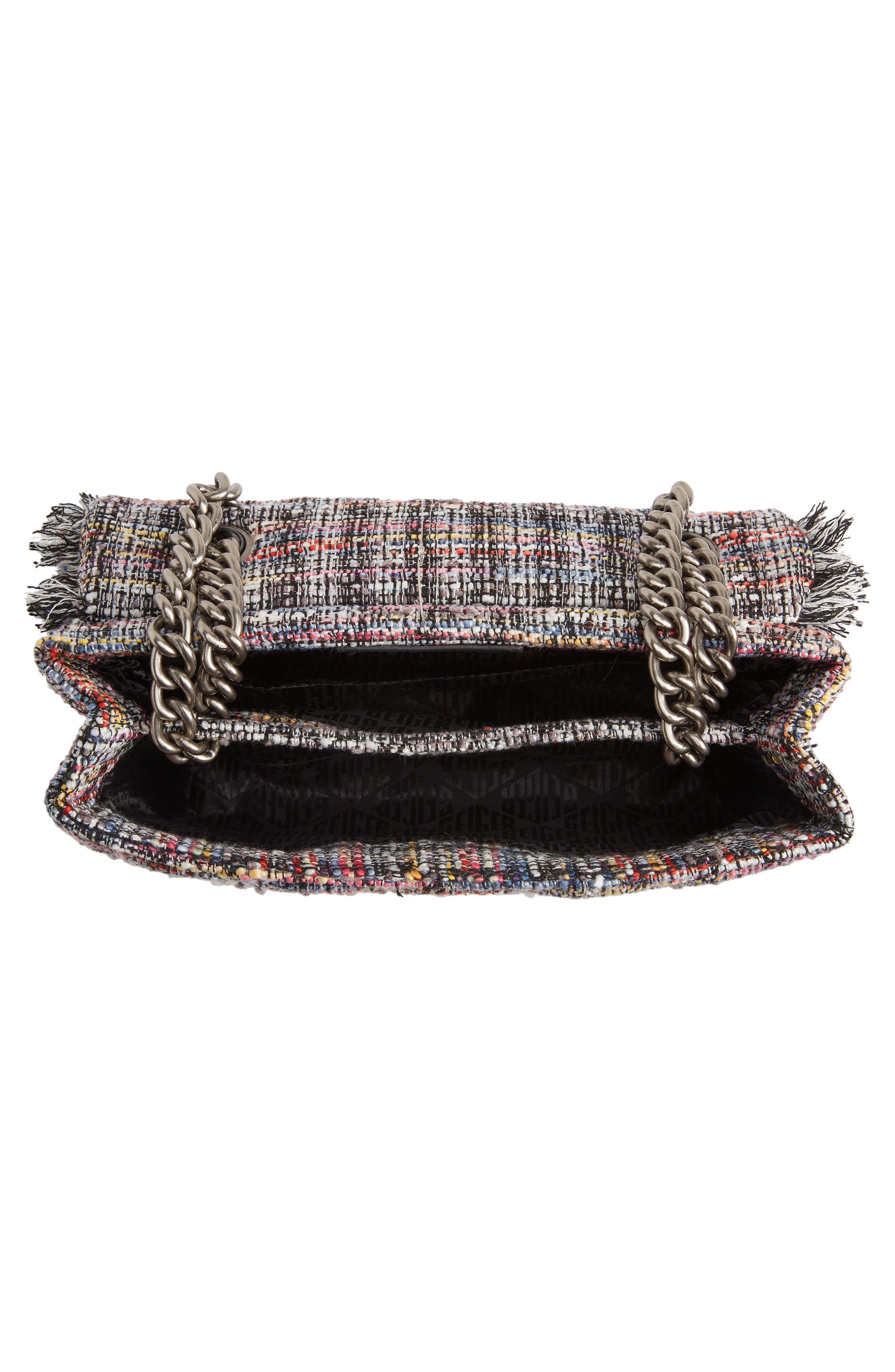 Kurt Geiger London Kensington Recycled Tweed Shoulder Bag, Alternate, color, 