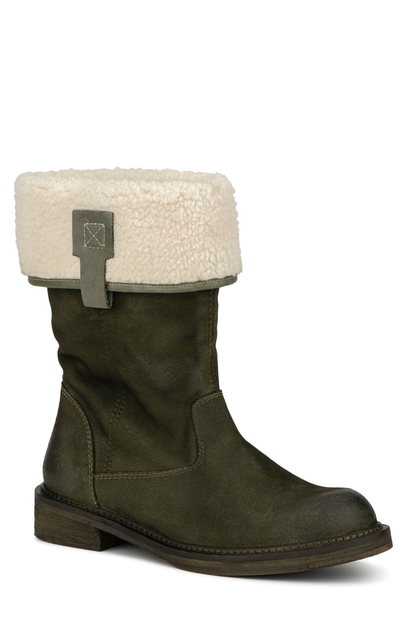 VINTAGE FOUNDRY Trina Faux Fur Trimmed Boot