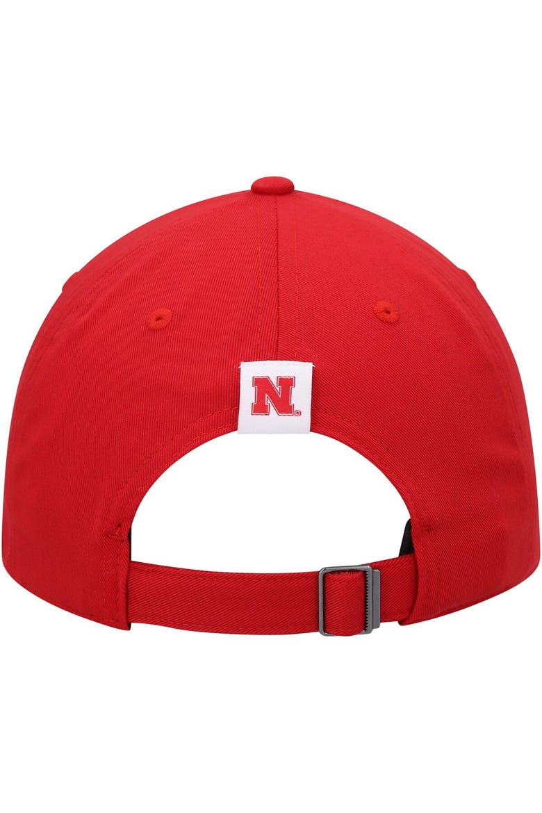 Men's adidas Scarlet Nebraska Huskers Slouch Adjustable Hat, Alternate, color, Scarlet