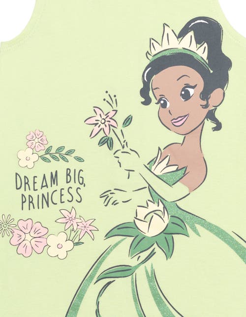 Disney Princess Sleeveless Romper Headband Set In Green