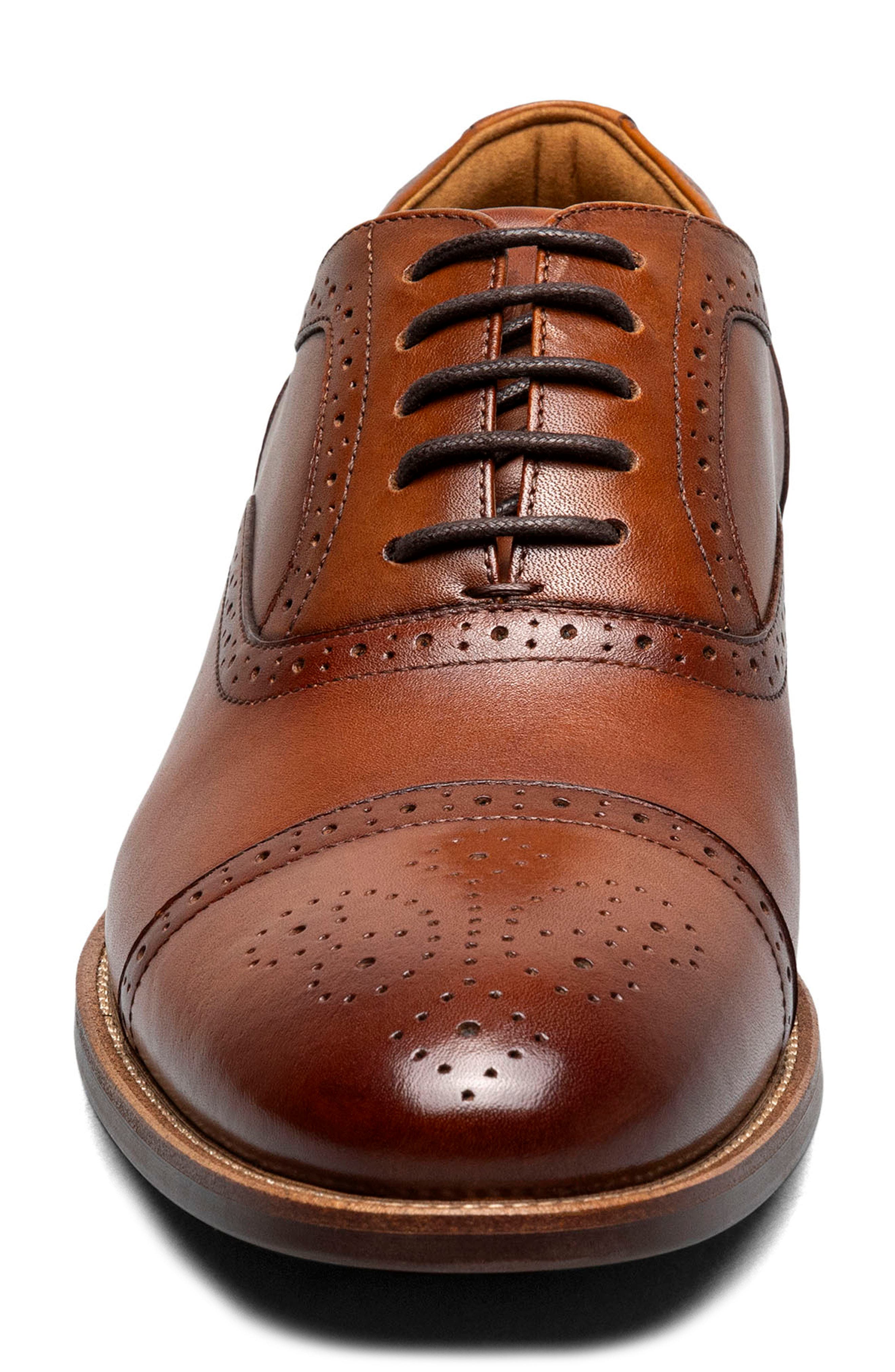 Florsheim Rucci Cap Toe Oxford, Alternate, color, Cognac