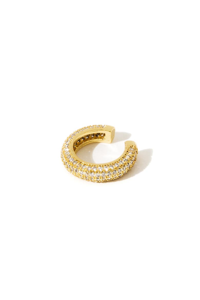 Joni Pavé Ear Cuff, Main, color, GOLD