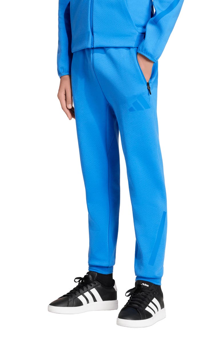 adidas Originals Kids' Z-N-E Primeknit Pants, Alternate, color, Ray Blue/ Bright Royal
