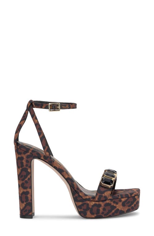 Jessica Simpson Callirah Ankle Strap Platform Sandal In Natural