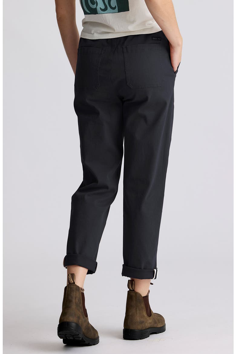 Pacifica Stretch Twill Drawstring Pants, Alternate, color, BLACK SAND