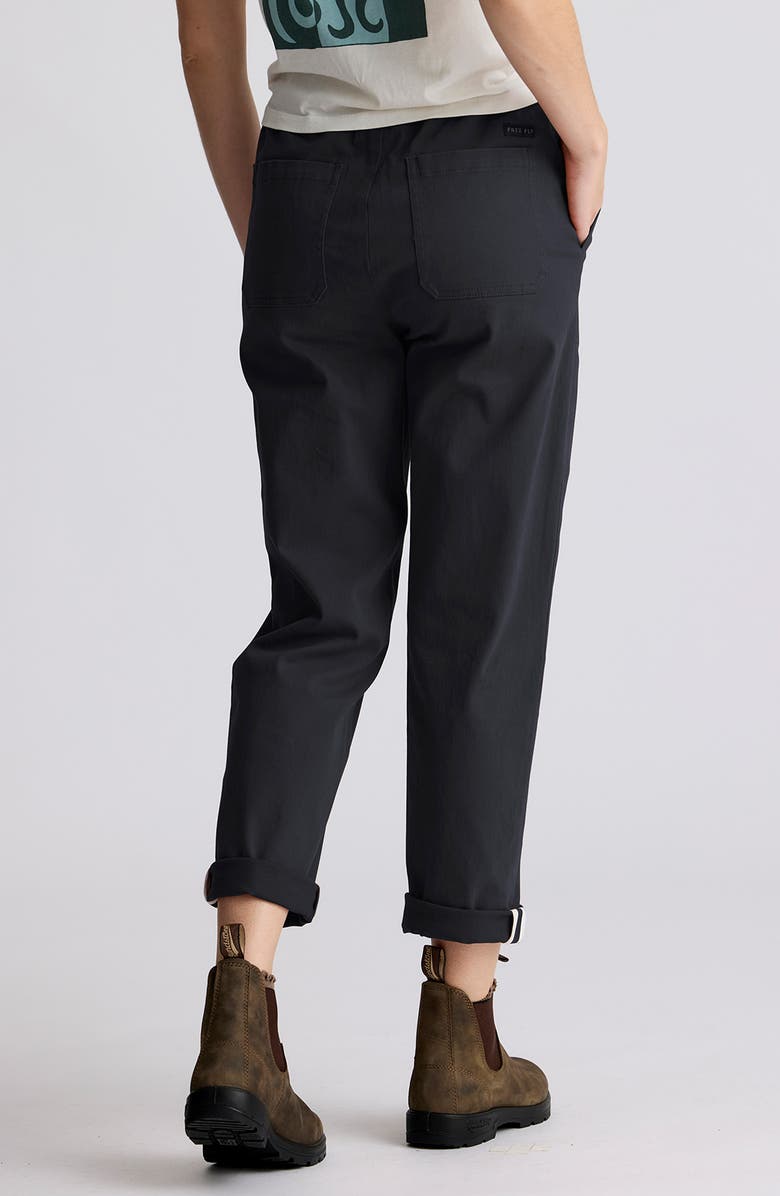 Free Fly Pacifica Stretch Twill Drawstring Pants, Alternate, color, Black Sand