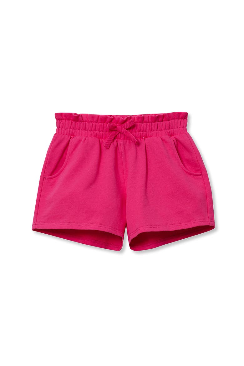 Girls French Terry Shorts, Alternate, color, Hot Pink