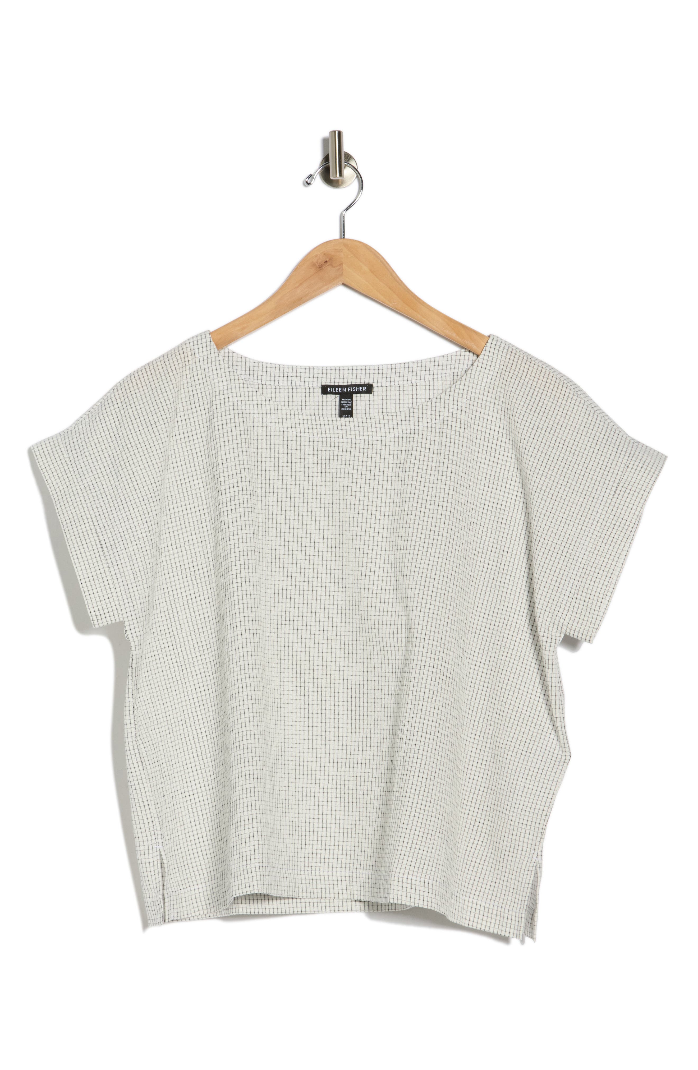 Eileen Fisher Ballet Neck Boxy Top
