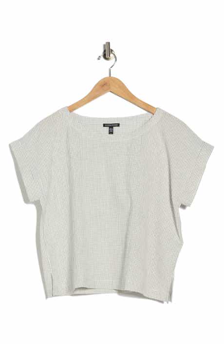 Eileen Fisher Ballet Neck Boxy Top