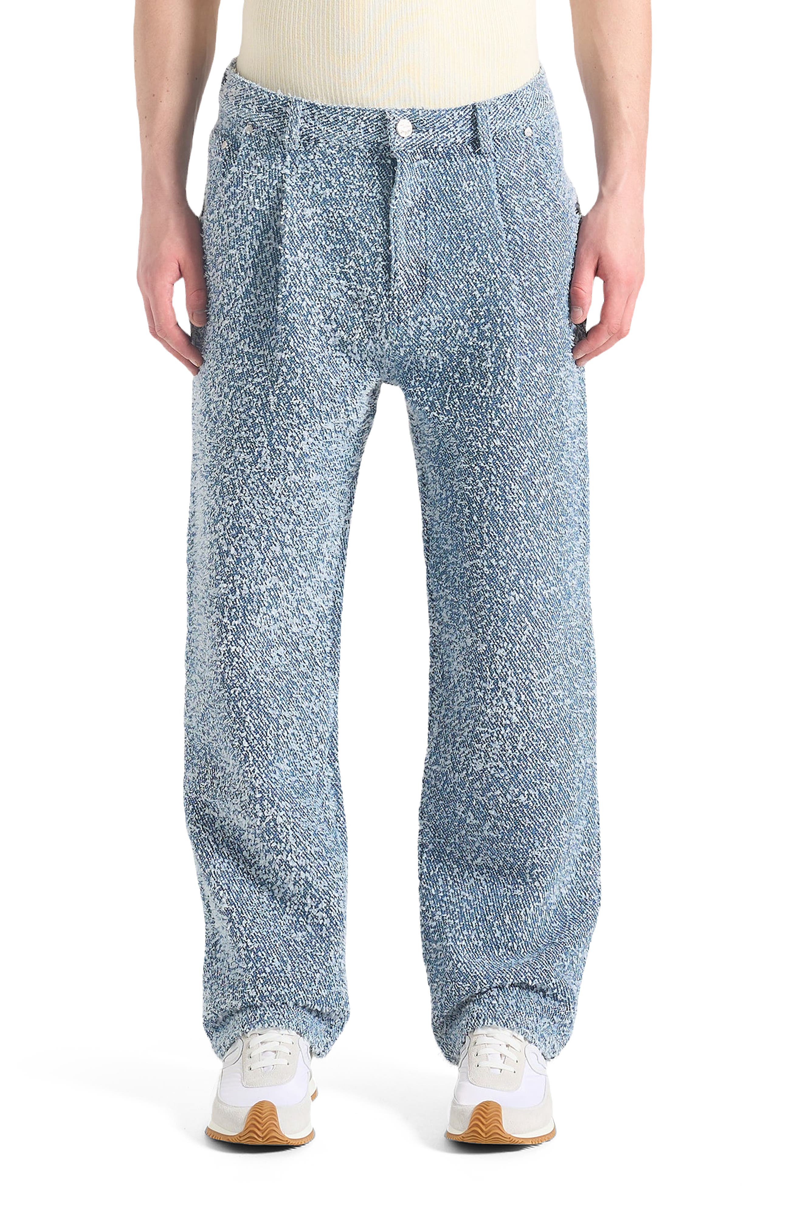 Arnault Boucle Pleated Jeans