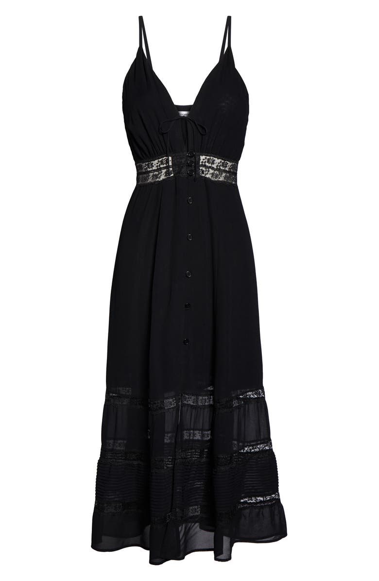 Reformation Shelley Sleeveless Lace Midi Dress, Alternate, color,