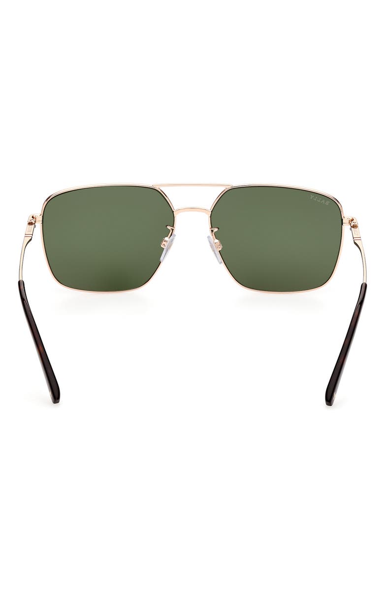 Bally 61mm Aviator Sunglasses, Alternate, color,