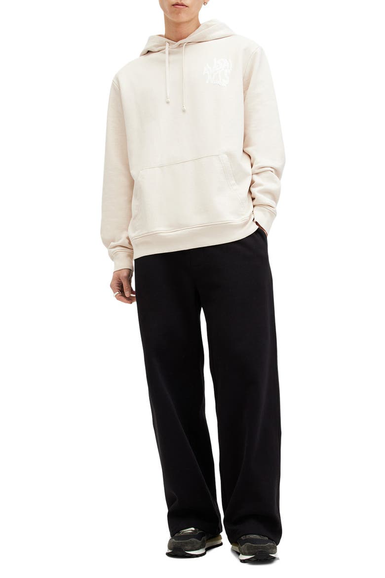 Orlando Logo Cotton Graphic Hoodie, Alternate, color, CREAM TAUPE