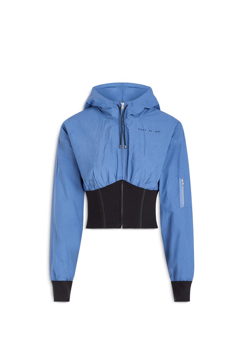 Fleur Du Mal Warm Up Jacket, Alternate, color, Storm Blue