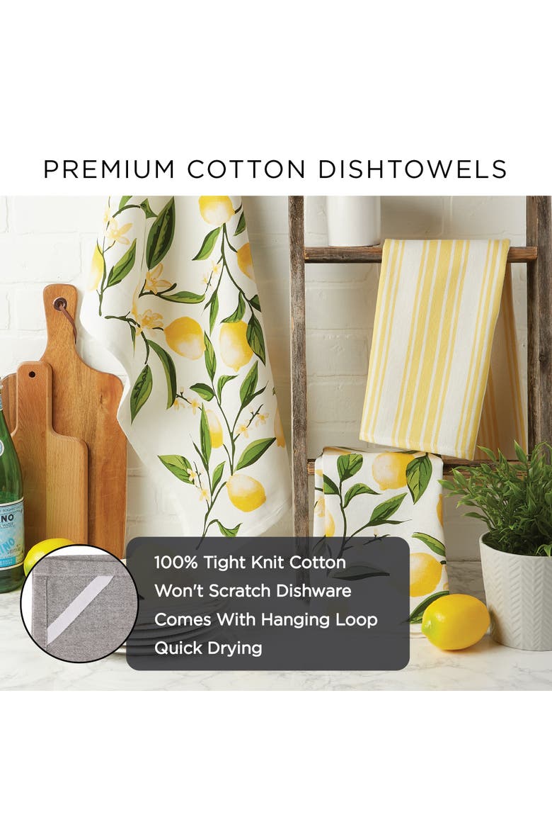 Everybatty Party Printed Dishtowel Set/2, Alternate, color, Everybatty Party