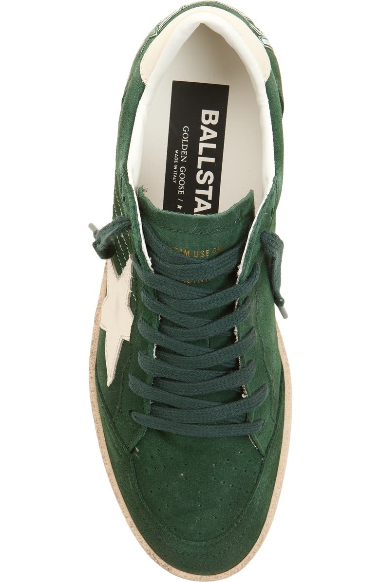 Golden Goose Ball Star Sneaker, Alternate, color, Dark Green/Cream