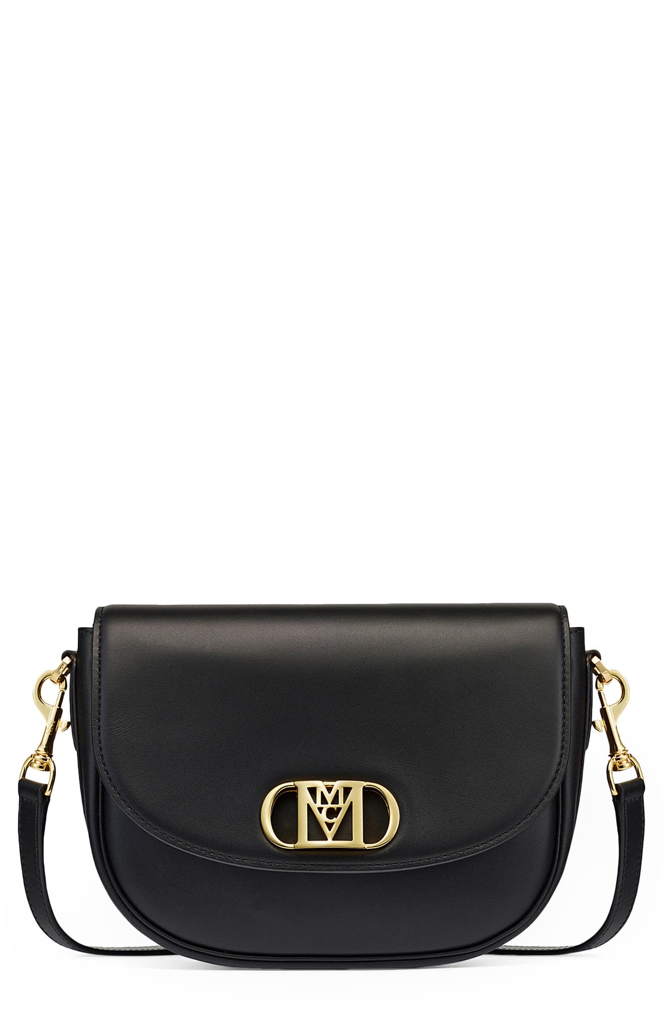 MCM Mode Mena Small Leather Crossbody Bag, Main, color, 