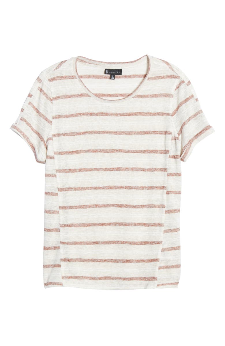 Bobeau Ellery Stripe Tee, Alternate, color, 