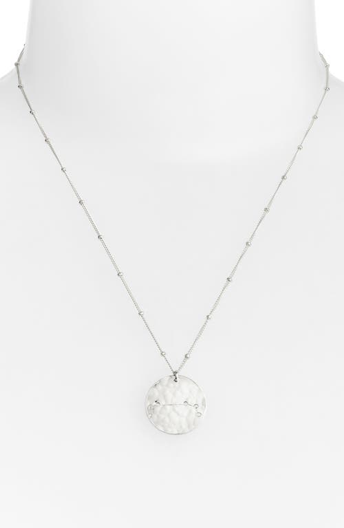 Nashelle Constellation Pendant Necklace In Sterling Silver Aries