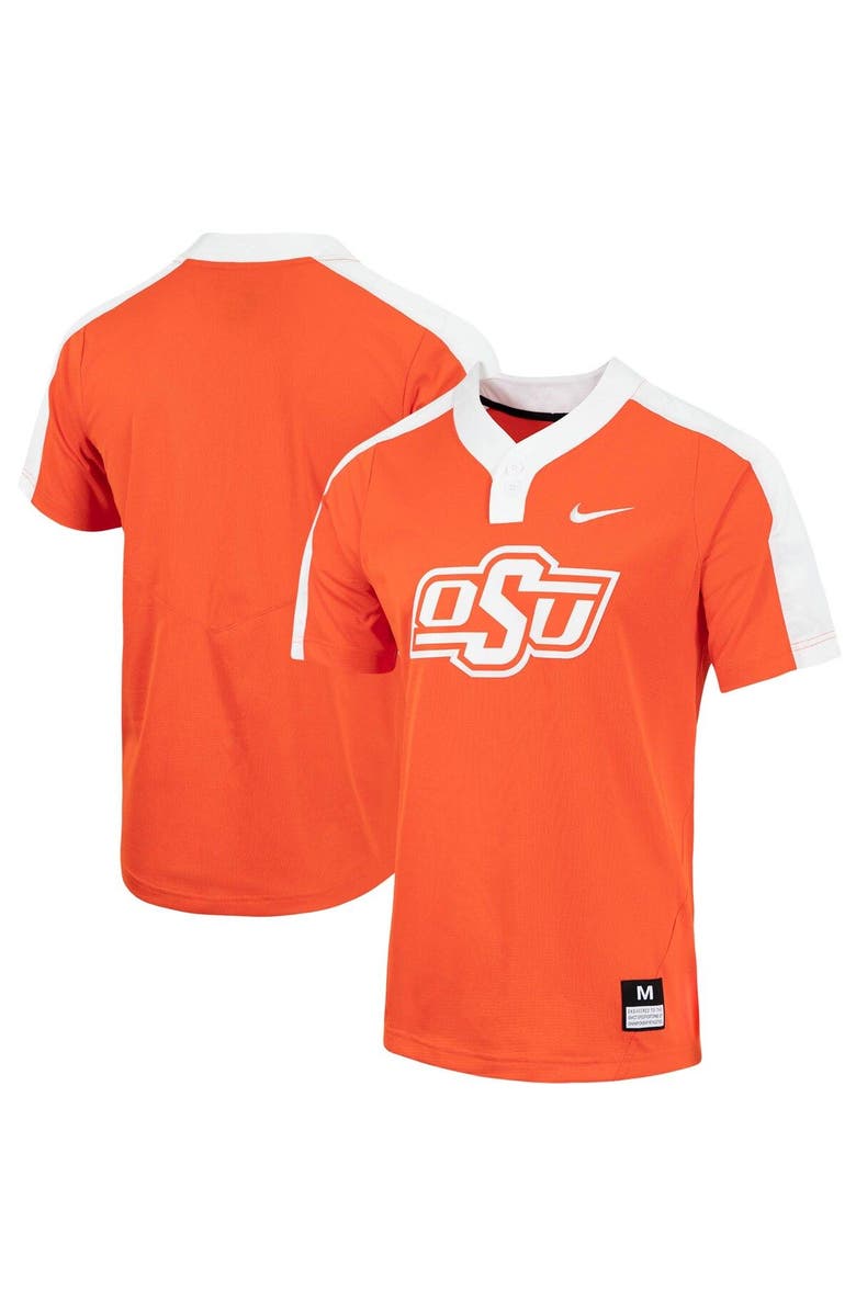 Nike Orange Oklahoma State Cowgirls Replica 2-Button Softball Jersey, Main, color, Orange