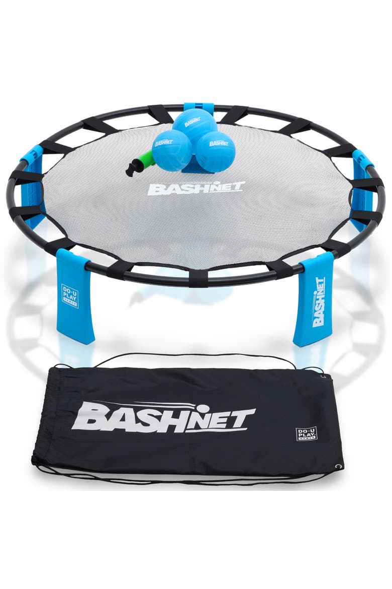Bash Net Game Set, Volleyball Meets Bouncing Trampoline, Family, Main, color, Multicolored