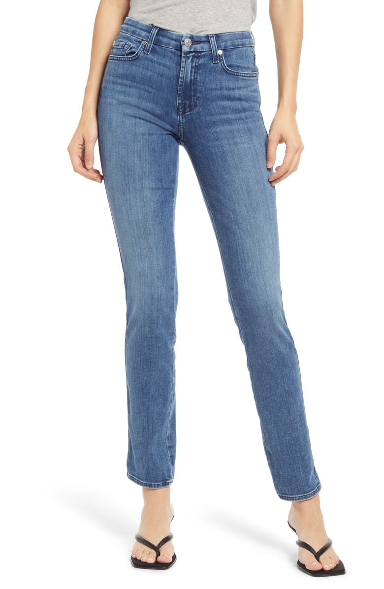 7 For All Mankind Kimmie Straight Leg Ankle Jeans, Main, color, 