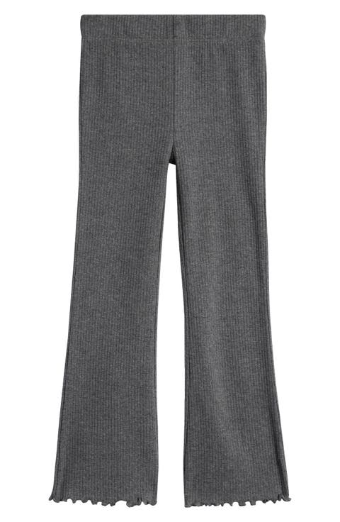 Kids' Cotton Blend Rib Flare Pants (Toddler, Little Kid & Big Kid)