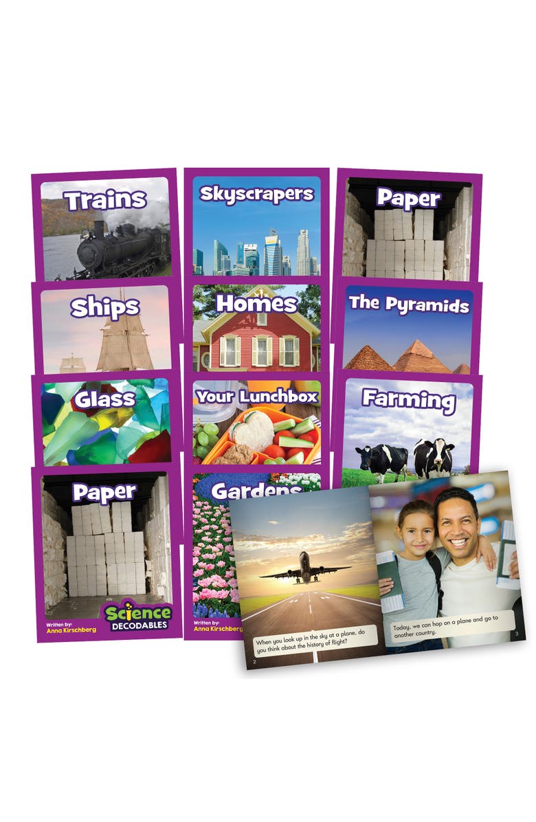 Junior Learning Science Decodables Phase 5 Nonfiction Educational Learning Set, Main, color, Multicolored