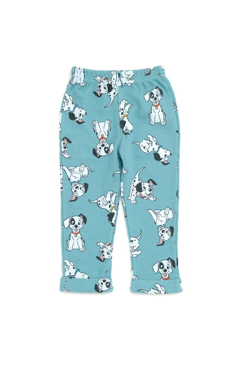 101 Dalmatians Loungewear 2-Piece Sweatshirt and Pants Set, Alternate, color, Dalmatians Sage Green