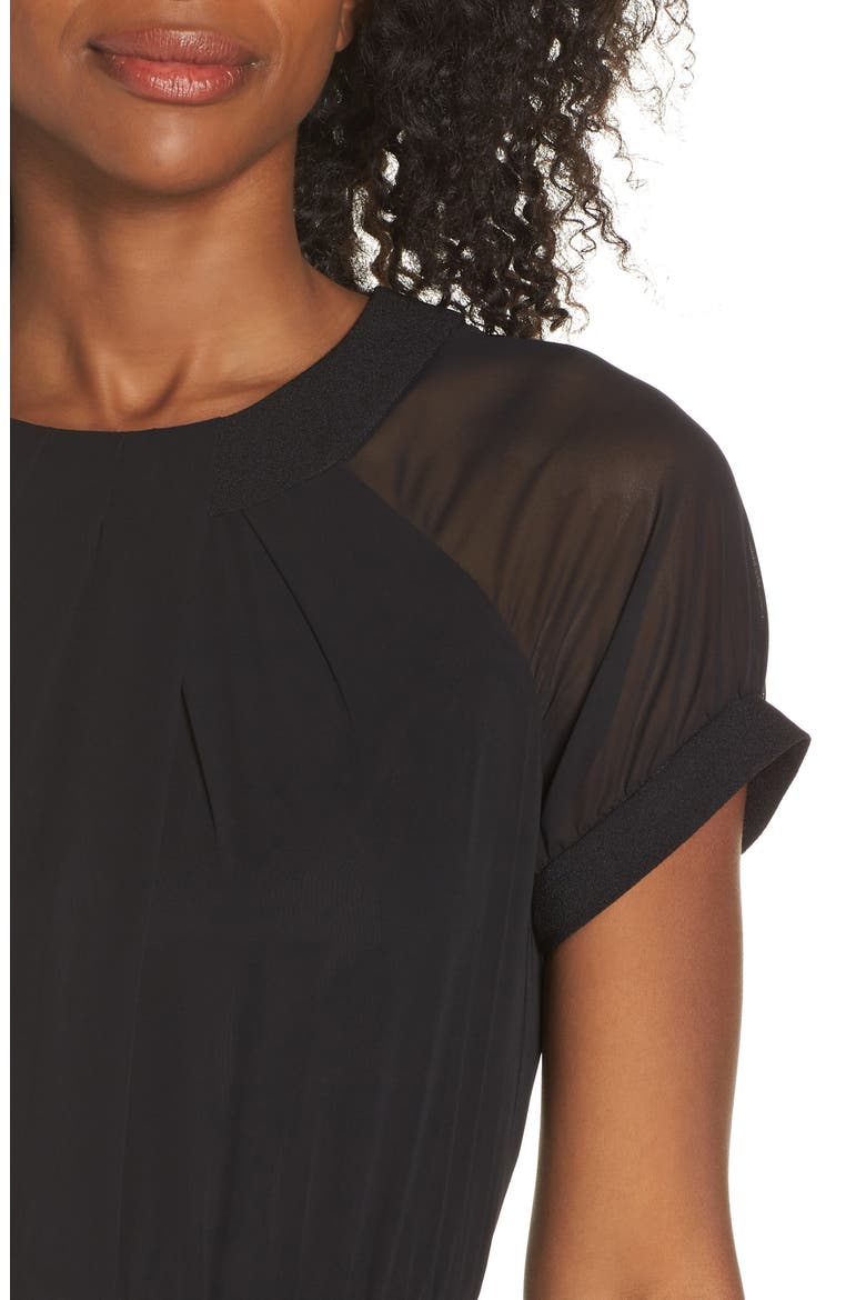 Crepe Jumpsuit, Alternate, color, BLACK