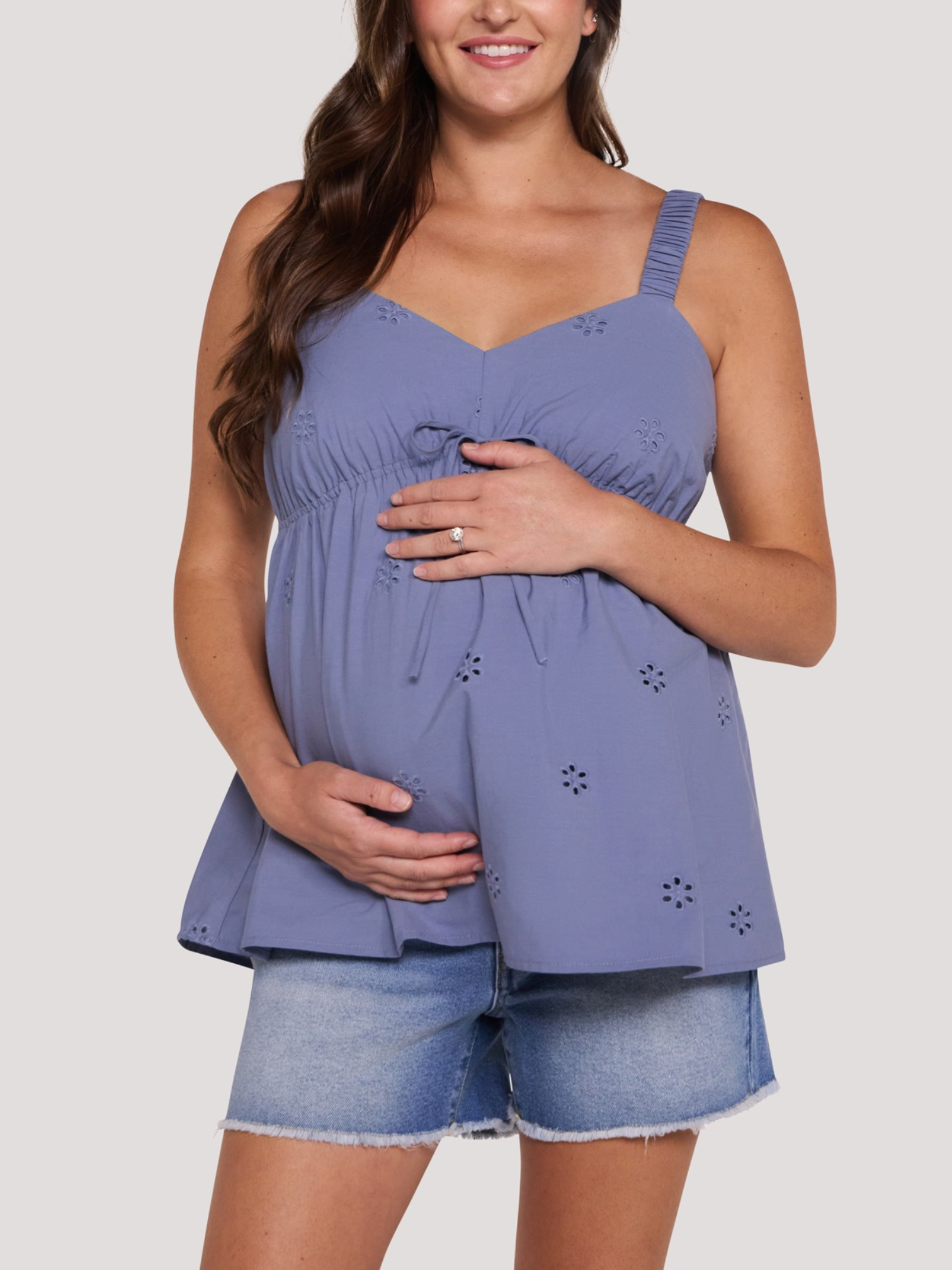 Scrunch Strap Woven Cami - image 3