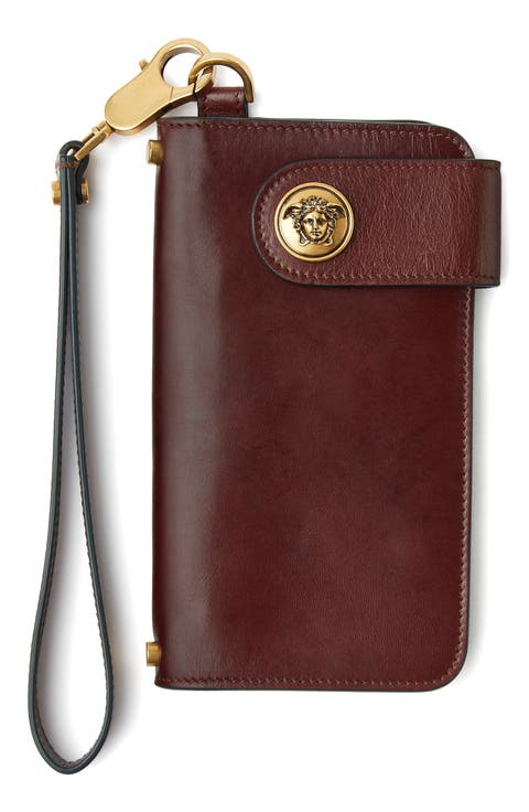 Emblème Long Leather Wallet