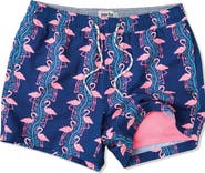 Party Pants Flamingles Party Starter 5-Inch Swim Trunks