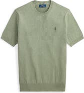 Polo Ralph Lauren Ribbed Short Sleeve Cotton Sweater