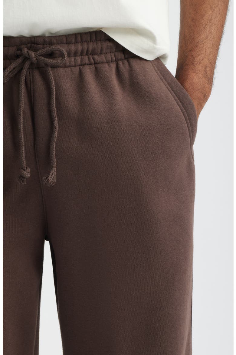 Straight Leg Fleece Sweatpants, Alternate, color, BROWN BRACKEN