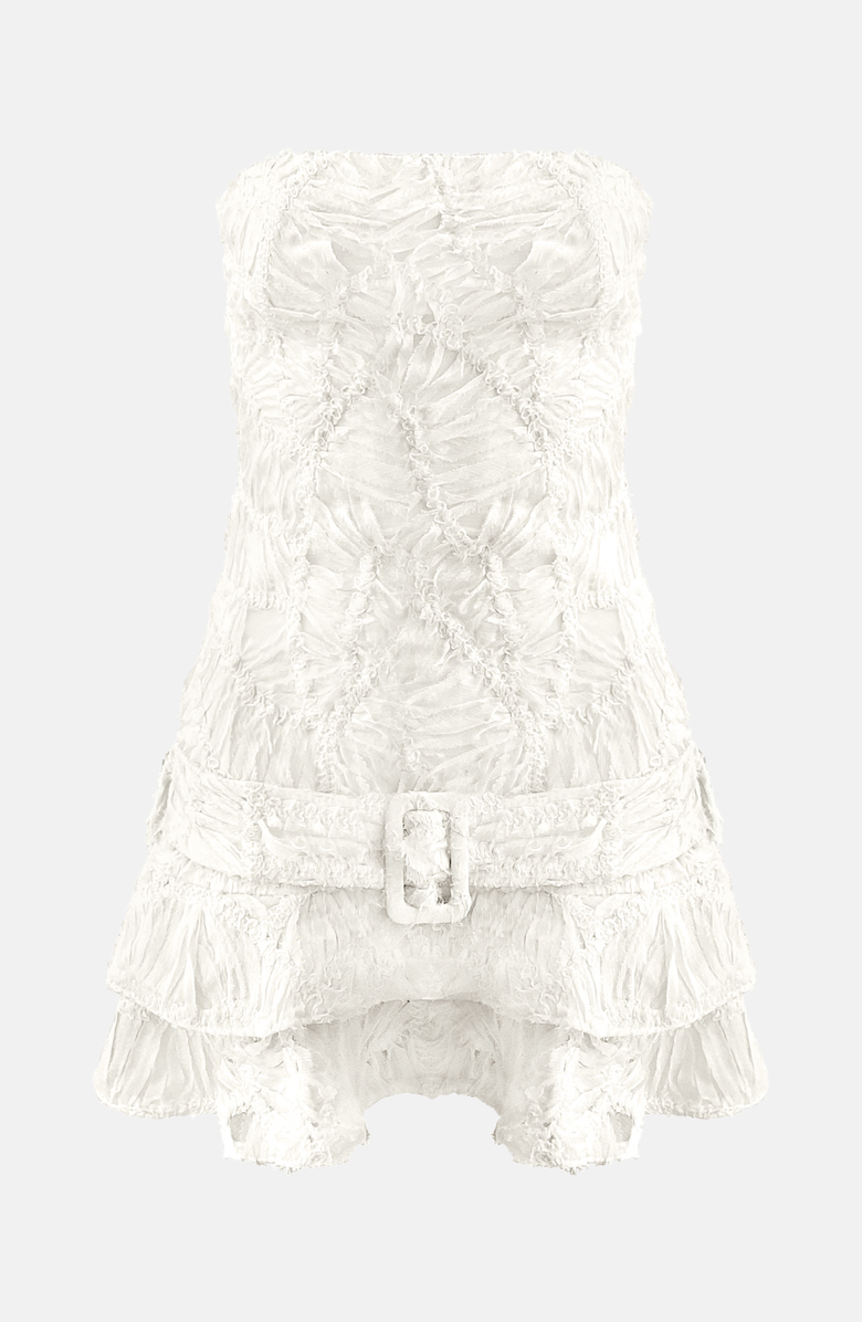 OW Collection CASSIDY Mini Dress, Alternate, color, Off-White