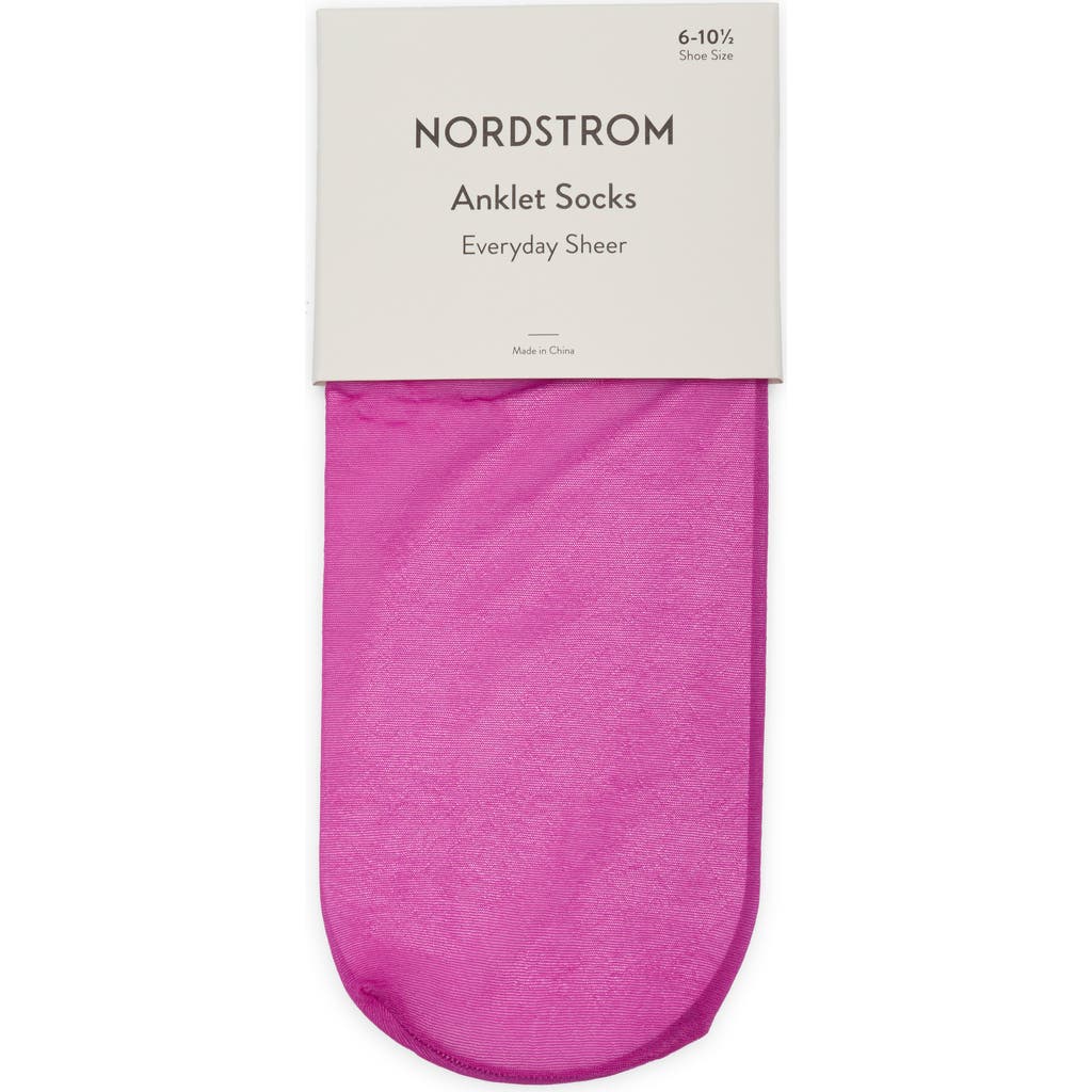 Nordstrom Everyday Sheer Ankle Socks