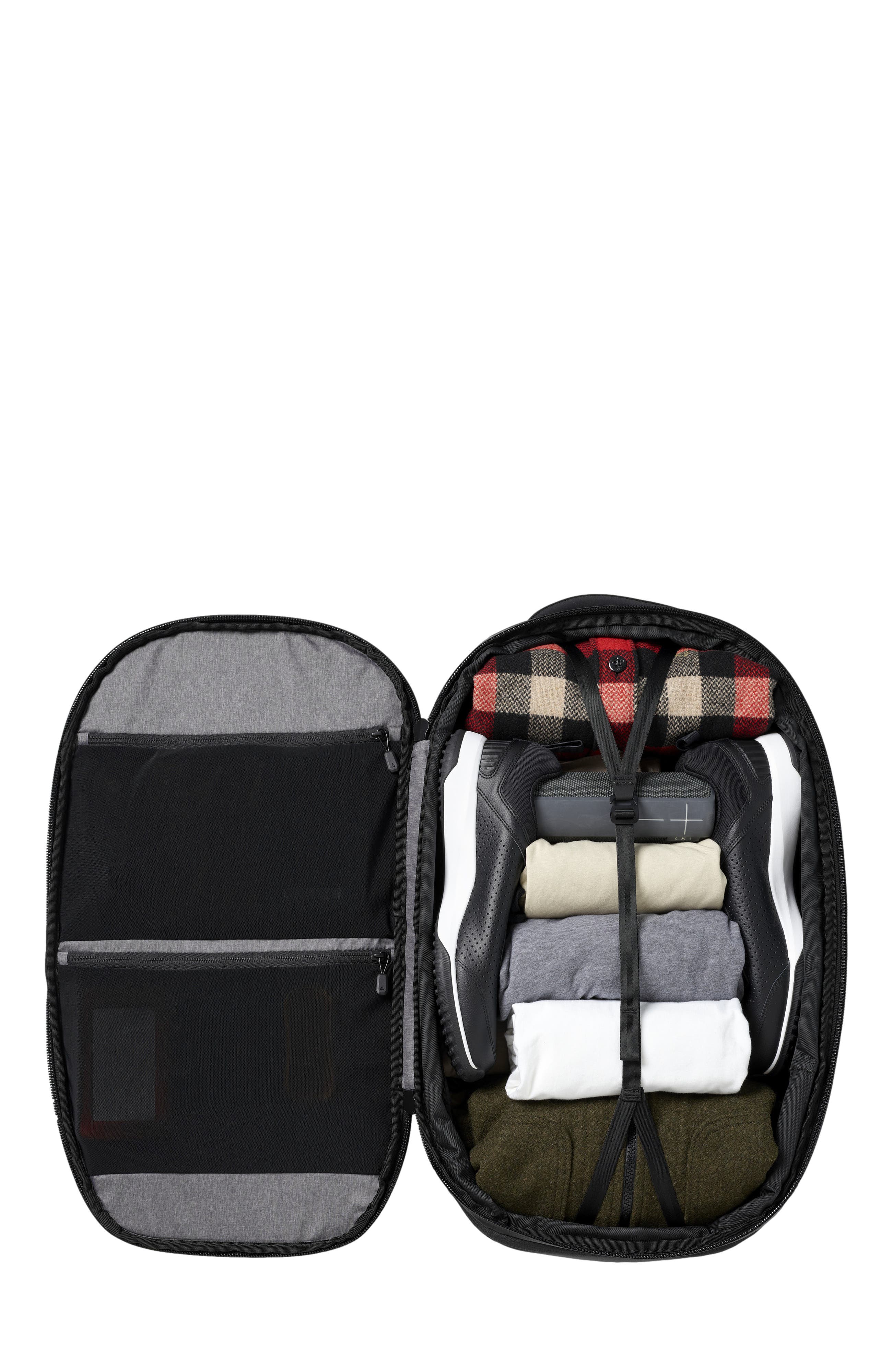 NOMATIC 32L Backpack with Laptop Compartment and 9L Built-In Expansion, Alternate, color, Black