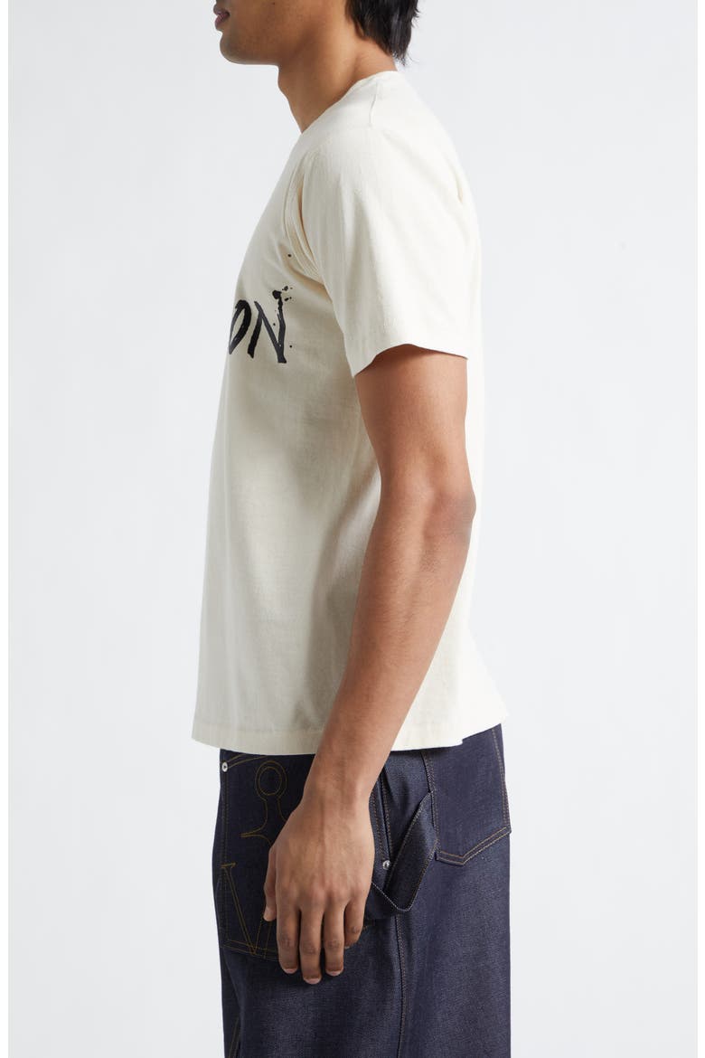 Circular Logo Graphic T-Shirt, Alternate, color, ECRU