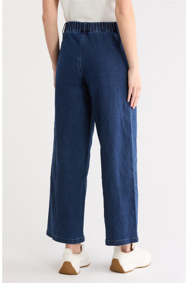 Trouser Wide Leg Jeans, Alternate, color, DARK WASH