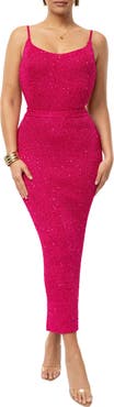 JLUXLABEL Palace Sequin Sleeveless Top & Skirt