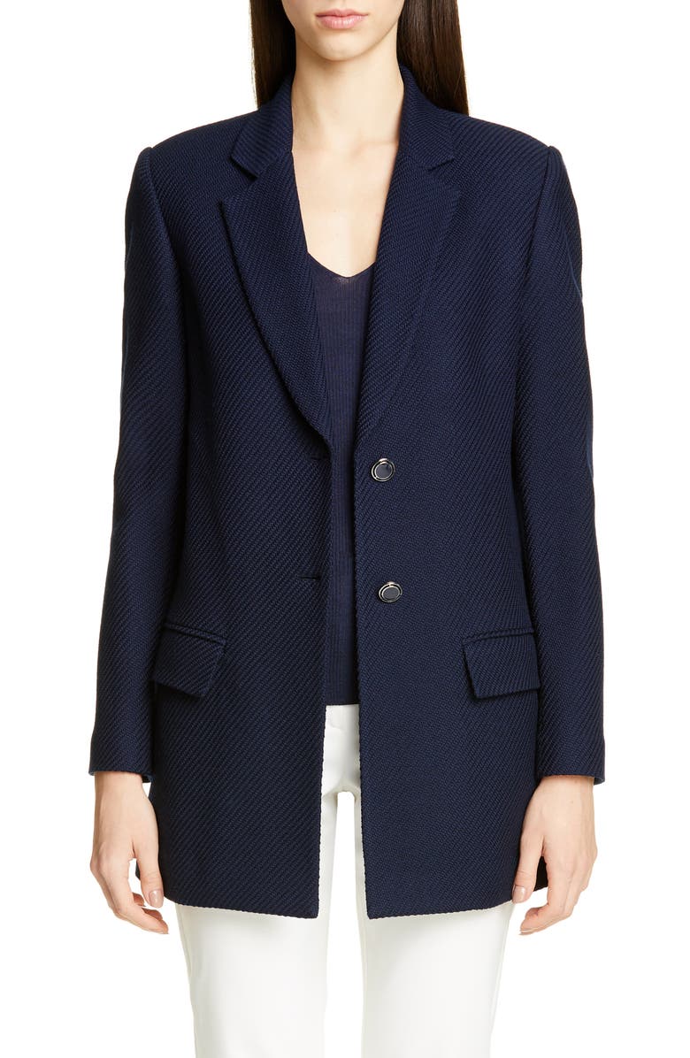 St. John Collection Sarga Knit Twill Jacket, Main, color,
