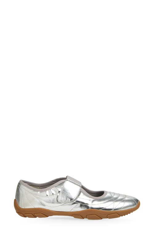 Steve Madden Scooter Mary Jane Sneaker In Silver