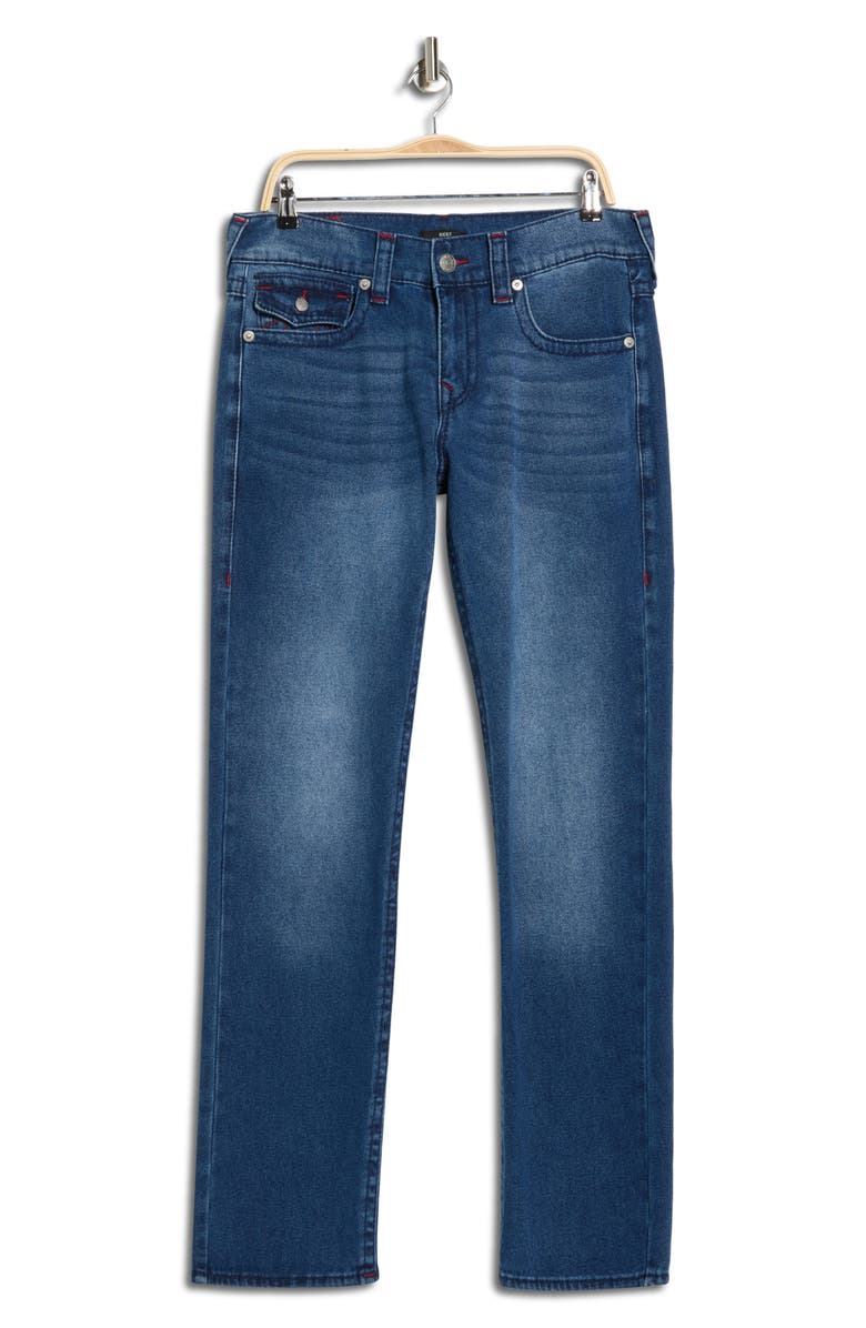 True Religion Ricky Big T Straight Leg Jeans, Alternate, color, Medium Rustic