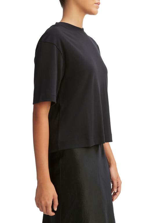 Vince Wide Sleeve Cotton Crop T-shirt